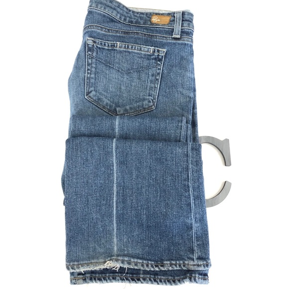 PAIGE Laurel Canyon l Sz 31 l Lightly Distressed Bootcut Jeans - Picture 2 of 12